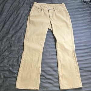 Rider’s by Lee Khaki Mid-rise Bootcut Pant, Size 8P